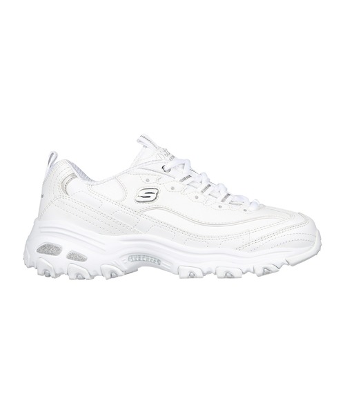 SKECHERS（スケッチャーズ）の「SKECHERS D'LITES-FRESH START / スケッチャーズ ディライト-フレッシュ トリック スタート（スニーカー・レディース・ホワイト・24.5cm/23.5cm/22.5cm/25cm/23cm/24cm）」の7枚目の写真