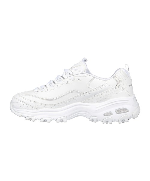 SKECHERS（スケッチャーズ）の「SKECHERS D'LITES-FRESH START / スケッチャーズ ディライト-フレッシュ トリック スタート（スニーカー・レディース・ホワイト・24.5cm/23.5cm/22.5cm/25cm/23cm/24cm）」の3枚目の写真