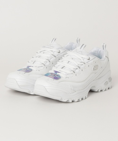 SKECHERS（スケッチャーズ）の「SKECHERS D'LITES-FRESH START / スケッチャーズ ディライト-フレッシュ トリック スタート（スニーカー・レディース・ホワイト・24.5cm/23.5cm/22.5cm/25cm/23cm/24cm）」の8枚目の写真