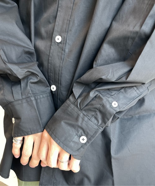 U.S. POLO ASSN.（ユーエスポロアッスン）の「1ポイント刺繍ブロード長袖シャツ（シャツ/ブラウス・メンズ・ホワイト/ブラック/ベージュ/ネイビー/ブルー・LARGE/MEDIUM）」の21枚目の写真