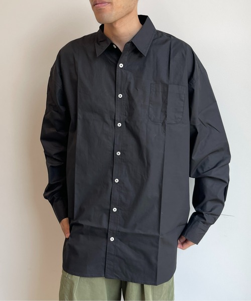 U.S. POLO ASSN.（ユーエスポロアッスン）の「1ポイント刺繍ブロード長袖シャツ（シャツ/ブラウス・メンズ・ホワイト/ブラック/ベージュ/ネイビー/ブルー・LARGE/MEDIUM）」の19枚目の写真