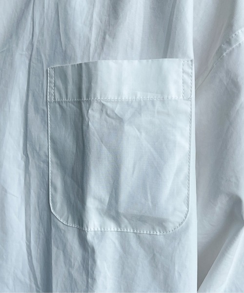 U.S. POLO ASSN.（ユーエスポロアッスン）の「1ポイント刺繍ブロード長袖シャツ（シャツ/ブラウス・メンズ・ホワイト/ブラック/ベージュ/ネイビー/ブルー・LARGE/MEDIUM）」の11枚目の写真