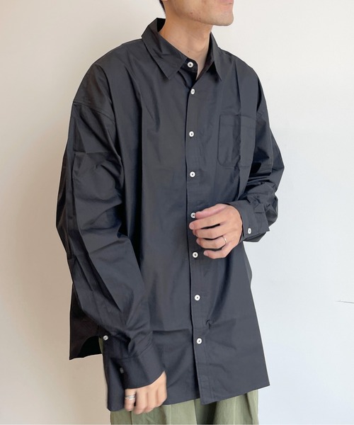 U.S. POLO ASSN.（ユーエスポロアッスン）の「1ポイント刺繍ブロード長袖シャツ（シャツ/ブラウス・メンズ・ホワイト/ブラック/ベージュ/ネイビー/ブルー・LARGE/MEDIUM）」の13枚目の写真