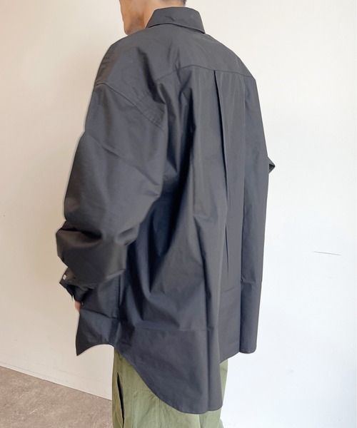 U.S. POLO ASSN.（ユーエスポロアッスン）の「1ポイント刺繍ブロード長袖シャツ（シャツ/ブラウス・メンズ・ホワイト/ブラック/ベージュ/ネイビー/ブルー・LARGE/MEDIUM）」の14枚目の写真