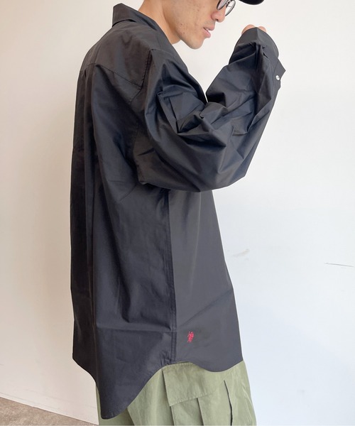 U.S. POLO ASSN.（ユーエスポロアッスン）の「1ポイント刺繍ブロード長袖シャツ（シャツ/ブラウス・メンズ・ホワイト/ブラック/ベージュ/ネイビー/ブルー・LARGE/MEDIUM）」の15枚目の写真