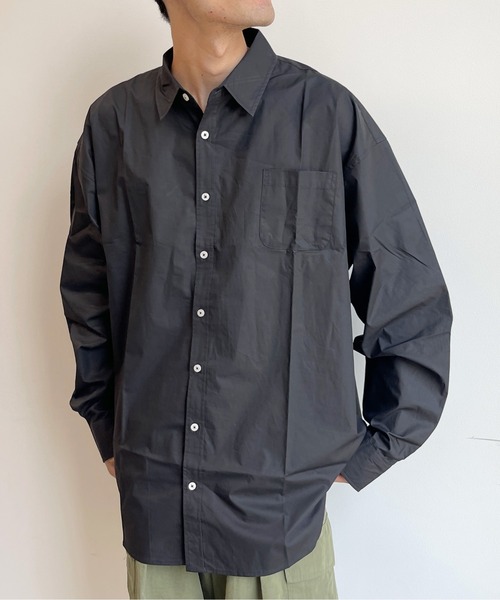 U.S. POLO ASSN.（ユーエスポロアッスン）の「1ポイント刺繍ブロード長袖シャツ（シャツ/ブラウス・メンズ・ホワイト/ブラック/ベージュ/ネイビー/ブルー・LARGE/MEDIUM）」の16枚目の写真