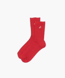 agnes b. | AB43 E CHAUSSETTE キッズ b.ロゴソックス(ソックス/靴下)