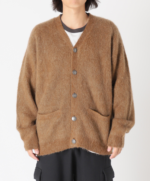 JOURNAL STANDARD（ジャーナルスタンダード）の「モヘヤ ミックス シャギー カーディガン（カーディガン/ボレロ・メンズ・ブラック/ベージュ/レッド/コバルトブルー・MEDIUM/LARGE）」の18枚目の写真