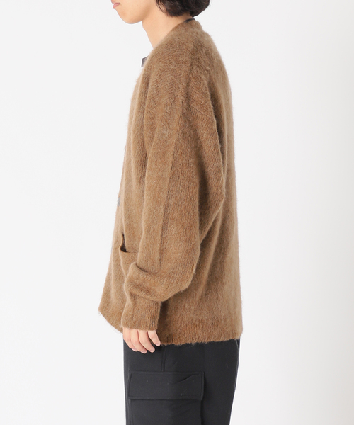 JOURNAL STANDARD（ジャーナルスタンダード）の「モヘヤ ミックス シャギー カーディガン（カーディガン/ボレロ・メンズ・ブラック/ベージュ/レッド/コバルトブルー・MEDIUM/LARGE）」の19枚目の写真