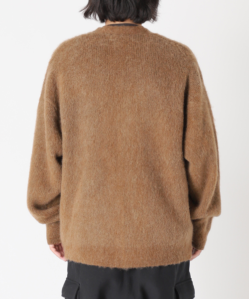 JOURNAL STANDARD（ジャーナルスタンダード）の「モヘヤ ミックス シャギー カーディガン（カーディガン/ボレロ・メンズ・ブラック/ベージュ/レッド/コバルトブルー・MEDIUM/LARGE）」の20枚目の写真