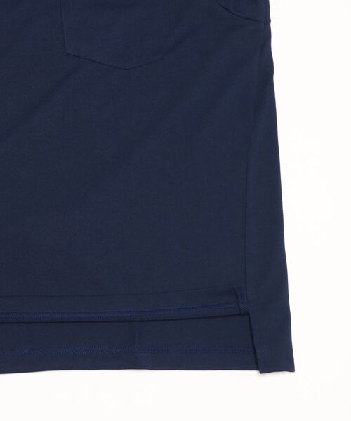 Go to by mizuno（ゴートゥーバイミズノ）の「ポリスパンクイックドライクルーネックポケットシャツ［メンズ］（Tシャツ/カットソー・メンズ・ネイビー/ブラック/ホワイト・L/M/XL）」の10枚目の写真