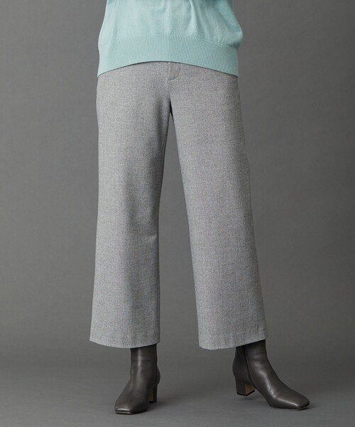 J.PRESS Ladies（J.プレス レディス）の「【洗える】チェルビック セミワイド パンツ（その他パンツ・レディース・ベージュ系/ライトグレー系/ブラック系・S/XS/XXS）」の3枚目の写真