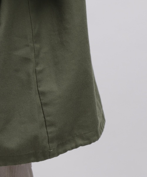 LAKOLE（ラコレ）の「TCツイルショートモッズコート / 162985（モッズコート・メンズ・ブラック/オリーブ・MEDIUM/LARGE/X-LARGE）」の17枚目の写真