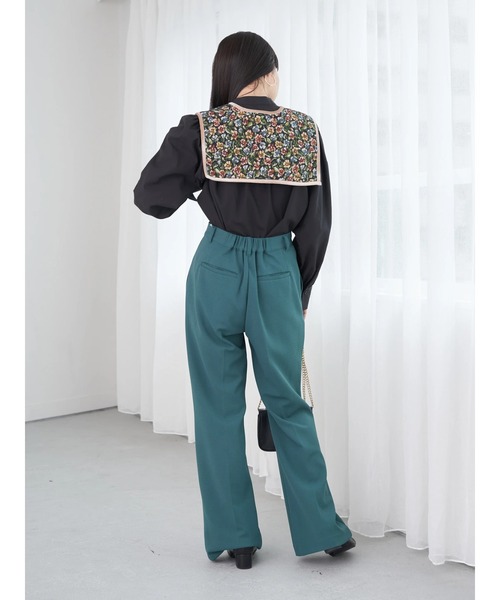 earth music&ecology（アースミュージックアンドエコロジー）の「前後2wayスクエア付け衿(BK)（付け襟・レディース・ブラック・FREE）」の6枚目の写真