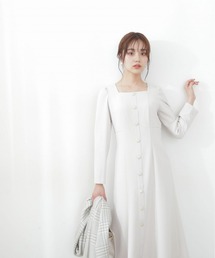 PROPORTION BODY DRESSING | フロント釦マーメイドワンピース / 1212240009(ワンピース)