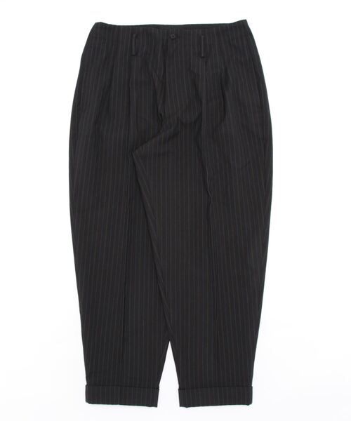 Scye（サイ）の「【Scye】Polyester Striped Zoot Trousers