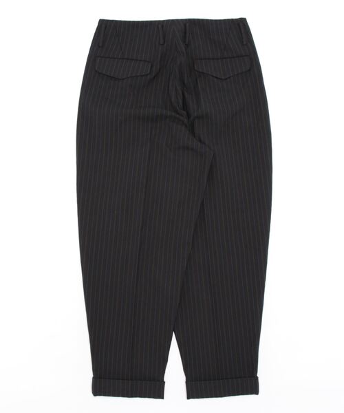 Scye（サイ）の「【Scye】Polyester Striped Zoot Trousers（スラックス・メンズ・ブラック・36）」の2枚目の写真