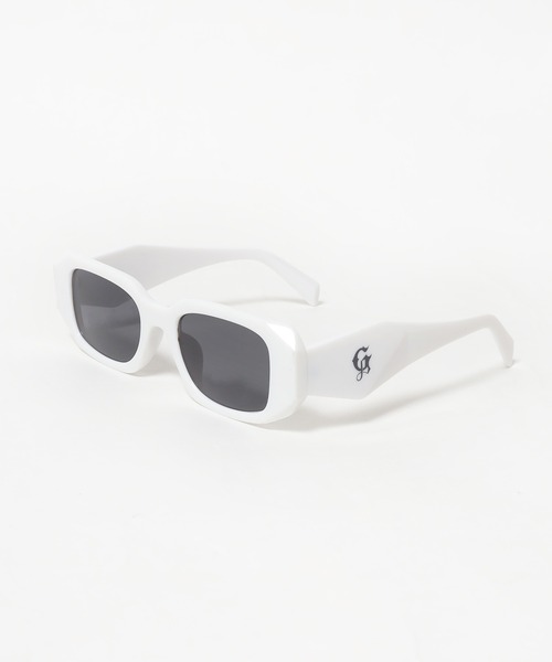 ROOPTOKYO（ループトウキョウ）の「GRUNGEGLASSES/グランジグラス RHOMBUS サングラス Y2K（サングラス・メンズ・ホワイト×ブラック/ホワイト×ブラウン/グリーン・FREE）」の2枚目の写真