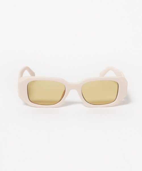 ROOPTOKYO（ループトウキョウ）の「GRUNGEGLASSES/グランジグラス RHOMBUS サングラス Y2K（サングラス・メンズ・ホワイト×ブラック/ホワイト×ブラウン/グリーン・FREE）」の14枚目の写真