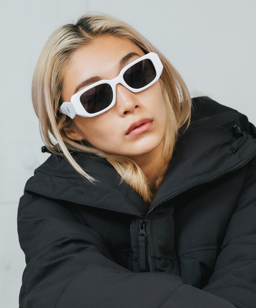 ROOPTOKYO（ループトウキョウ）の「GRUNGEGLASSES/グランジグラス RHOMBUS サングラス Y2K（サングラス・メンズ・ホワイト×ブラック/ホワイト×ブラウン/グリーン・FREE）」の15枚目の写真
