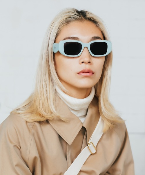 ROOPTOKYO（ループトウキョウ）の「GRUNGEGLASSES/グランジグラス RHOMBUS サングラス Y2K（サングラス・メンズ・ホワイト×ブラック/ホワイト×ブラウン/グリーン・FREE）」の18枚目の写真