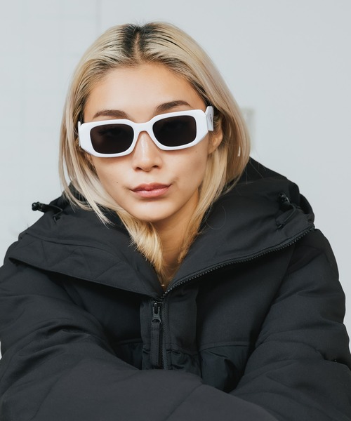ROOPTOKYO（ループトウキョウ）の「GRUNGEGLASSES/グランジグラス RHOMBUS サングラス Y2K（サングラス・メンズ・ホワイト×ブラック/ホワイト×ブラウン/グリーン・FREE）」の19枚目の写真