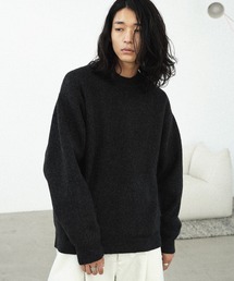 WYM LIDNM | 【WYM LIDNM】MELANGE AZE LOOSE KNIT(ニット/セーター)