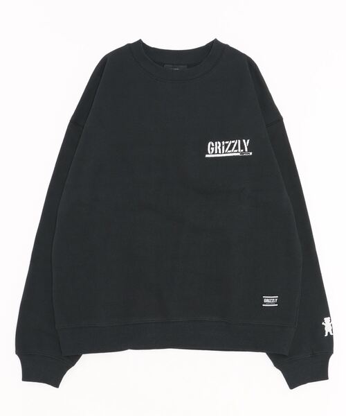GRIZZLY(グリズリー)の「GRIZZLY/グリズリー オーバーサイズ ワッペンロゴ/裏起毛 刺繍ロゴ クルーネックスウェット/トレーナー VIGR22MS4(スウェット・メンズ・ブラック/グレー・L/XL/M)」の20枚目の写真