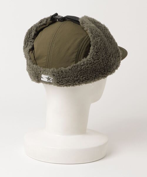 STARTER（スターター）の「STARTER/スターター イヤーフラップ キャップ 128192202（キャップ・メンズ・グレー/ネイビー/グリーン/ブラック×グレー・FREE）」の7枚目の写真