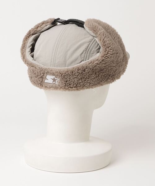 STARTER（スターター）の「STARTER/スターター イヤーフラップ キャップ 128192202（キャップ・メンズ・グレー/ネイビー/グリーン/ブラック×グレー・FREE）」の6枚目の写真