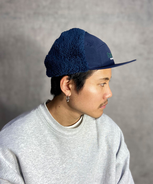 STARTER（スターター）の「STARTER/スターター イヤーフラップ キャップ 128192202（キャップ・メンズ・グレー/ネイビー/グリーン/ブラック×グレー・FREE）」の15枚目の写真