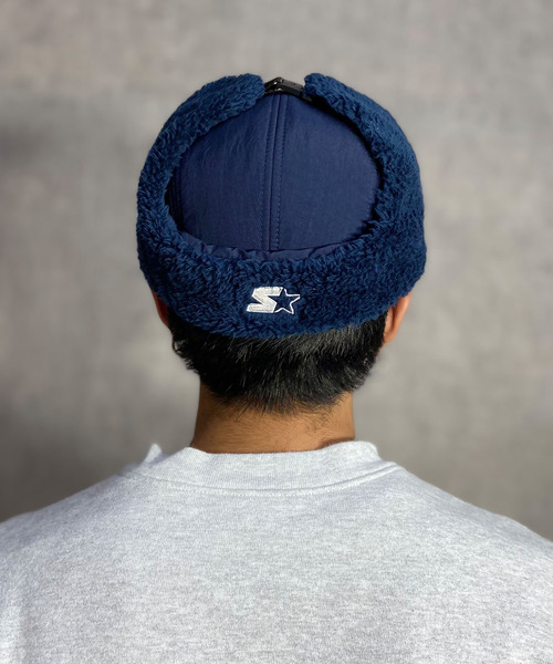 STARTER（スターター）の「STARTER/スターター イヤーフラップ キャップ 128192202（キャップ・メンズ・グレー/ネイビー/グリーン/ブラック×グレー・FREE）」の18枚目の写真