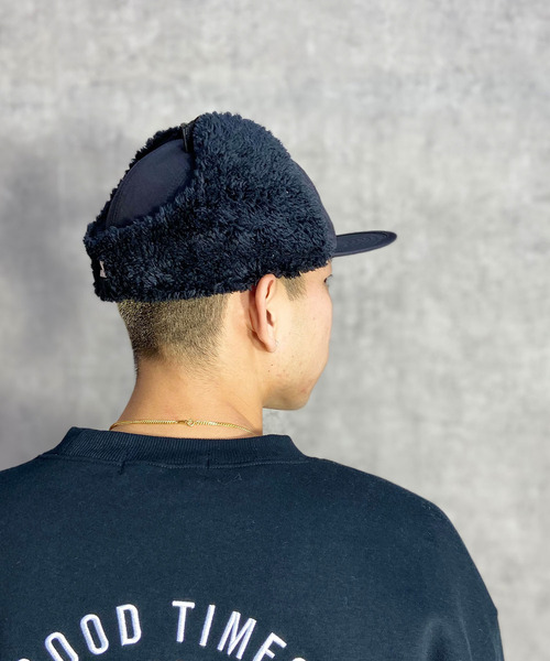 STARTER（スターター）の「STARTER/スターター イヤーフラップ キャップ 128192202（キャップ・メンズ・グレー/ネイビー/グリーン/ブラック×グレー・FREE）」の12枚目の写真