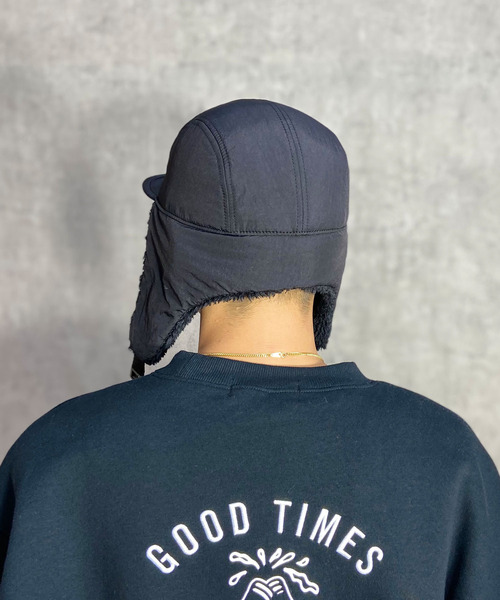 STARTER（スターター）の「STARTER/スターター イヤーフラップ キャップ 128192202（キャップ・メンズ・グレー/ネイビー/グリーン/ブラック×グレー・FREE）」の13枚目の写真