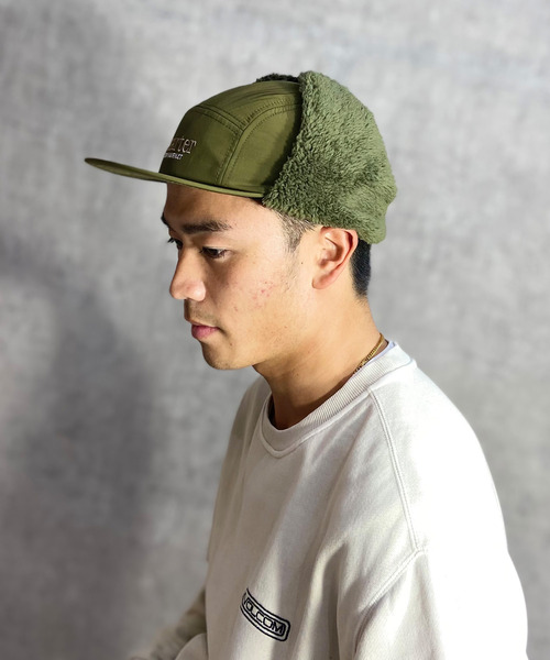 STARTER（スターター）の「STARTER/スターター イヤーフラップ キャップ 128192202（キャップ・メンズ・グレー/ネイビー/グリーン/ブラック×グレー・FREE）」の19枚目の写真