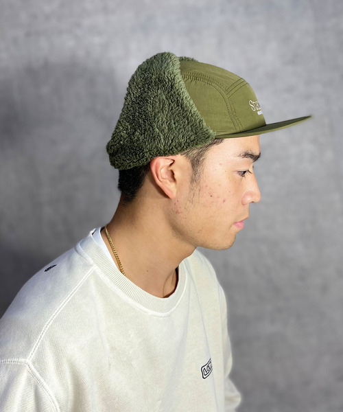 STARTER（スターター）の「STARTER/スターター イヤーフラップ キャップ 128192202（キャップ・メンズ・グレー/ネイビー/グリーン/ブラック×グレー・FREE）」の20枚目の写真