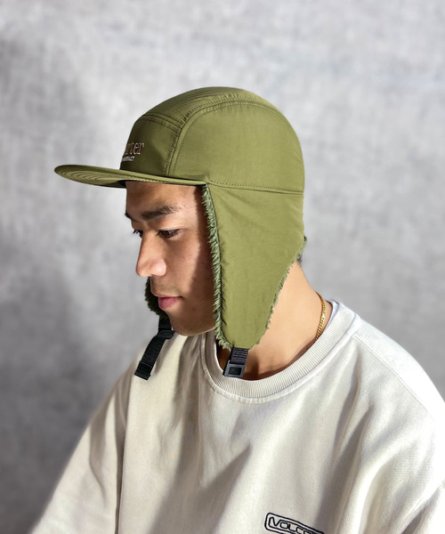 STARTER（スターター）の「STARTER/スターター イヤーフラップ キャップ 128192202（キャップ・メンズ・グレー/ネイビー/グリーン/ブラック×グレー・FREE）」の22枚目の写真