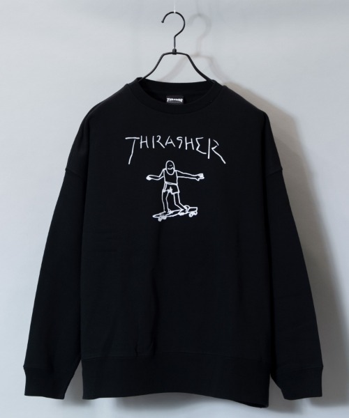 THRASHER（スラッシャー）の「WEB限定 THRASHER GONZ スウェット（スウェット・メンズ・ホワイト/ブラック・M/L）」の2枚目の写真