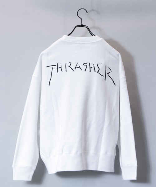 THRASHER（スラッシャー）の「WEB限定 THRASHER GONZ スウェット（スウェット・メンズ・ホワイト/ブラック・M/L）」の3枚目の写真