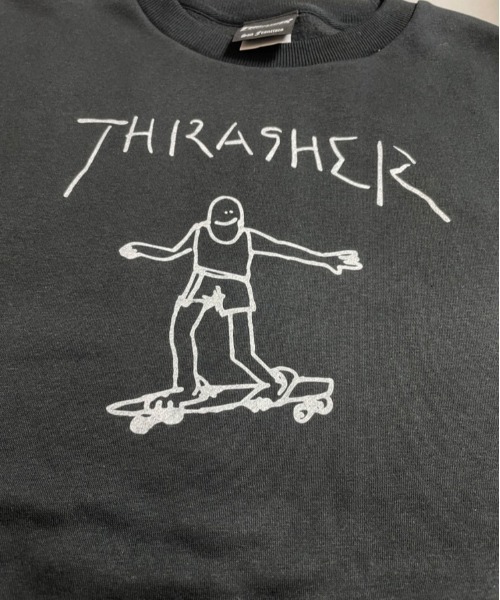 THRASHER（スラッシャー）の「WEB限定 THRASHER GONZ スウェット（スウェット・メンズ・ホワイト/ブラック・M/L）」の5枚目の写真