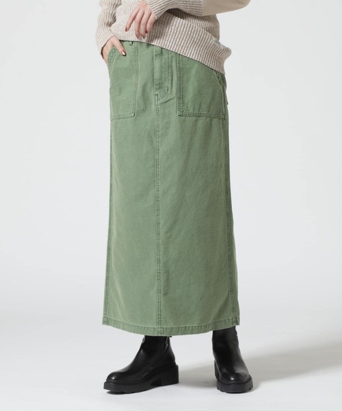 AVIREX(アヴィレックス)の「≪WEB&DEPOT限定≫BAKER SKIRT/ ベイカースカート(スカート・レディース・オリーブ系/ブラック・S/M)」の20枚目の写真