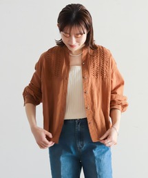 NOMBRE IMPAIR | コットンボイル楊柳　ネジリピンタックBL(シャツ/ブラウス)