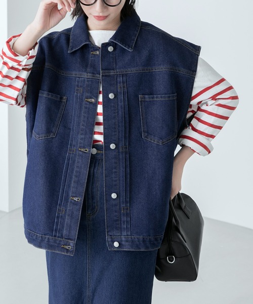 伊太利屋 デニムジャケット・ベスト 伊太利屋 デニムジャケット・ベスト - Jacket Outerオンライン