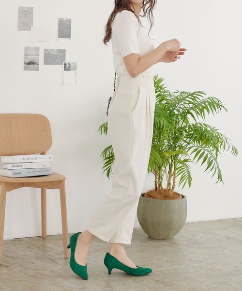 KOBE LETTUCE（コウベレタス）の「走れるパンプス ポインテッドトゥ5cmヒール（パンプス・レディース・ブラック系1/ベージュ系/ベージュ/ブラック系/ブラック/ベージュ系1/ピンク/グリーン・LL/M/L/S/3L/XS）」の20枚目の写真