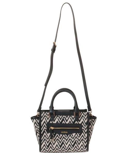 MURUA（ムルーア）の「パイピングロゴバッグ（ショルダーバッグ・レディース・ブラック/その他1・FREE）」の15枚目の写真