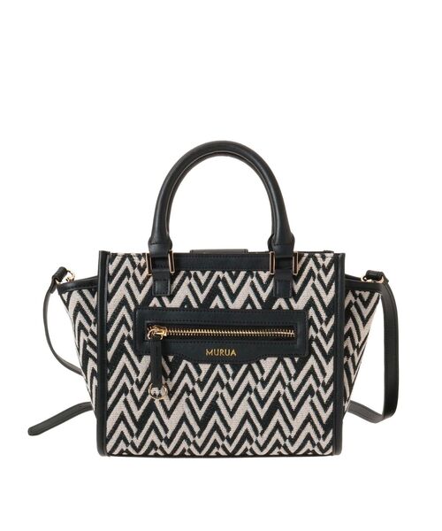 MURUA（ムルーア）の「パイピングロゴバッグ（ショルダーバッグ・レディース・ブラック/その他1・FREE）」の16枚目の写真