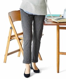 リブ イン コンフォート きれい見えなのにしっかり暖か スッキリ裏ボアパンツ