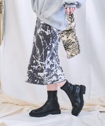 +edit | ニュアンス柄ニットスカート(スカート)