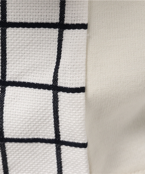 DISCOAT（ディスコート）の「【Discoat】前身チェックプルオーバー（Tシャツ/カットソー・レディース・ブルー/ネイビー/オフホワイト・LARGE/MEDIUM）」の5枚目の写真