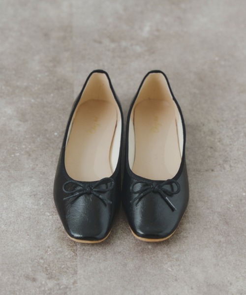 Chez toi（シェトワ）の「光沢バレエシューズ（バレエシューズ・レディース・ブラック/シルバー/ゴールド・S/M/L）」の10枚目の写真
